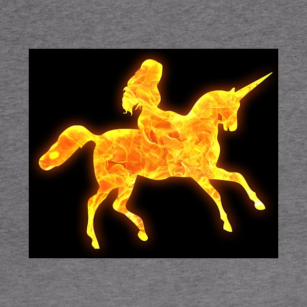 Fire Unicorn Design by Miss Santa's Store